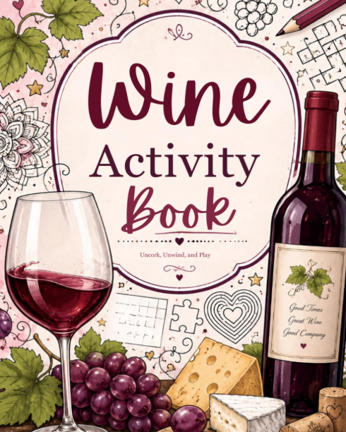 Our Best-Selling Wine Activity Book Is Here